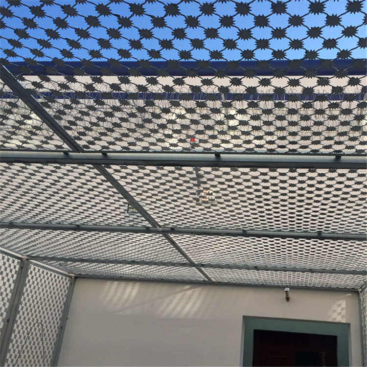 梅花剌鋼網墻案例展示圖片3